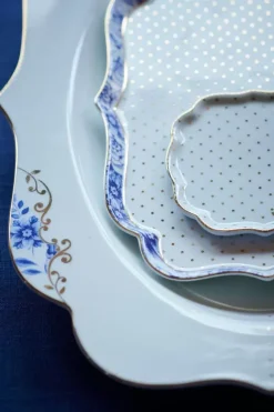 Pip Studio Servierschalen|Royal White Oval Servierschale 40 Cm