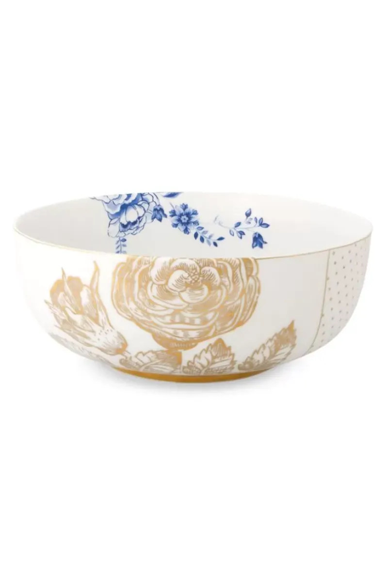 Pip Studio Salatschüsseln|Royal White Schale 23 Cm