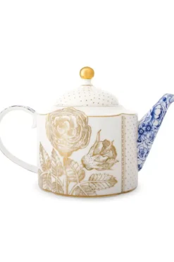 Pip Studio Teekannen|Royal White Teekanne Gross