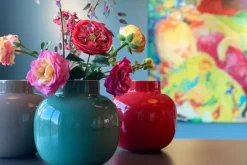 Pip Studio Grose Vasen|Runde Metall Vase 25 Cm