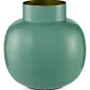 Pip Studio Grose Vasen|Runde Metall Vase 25 Cm