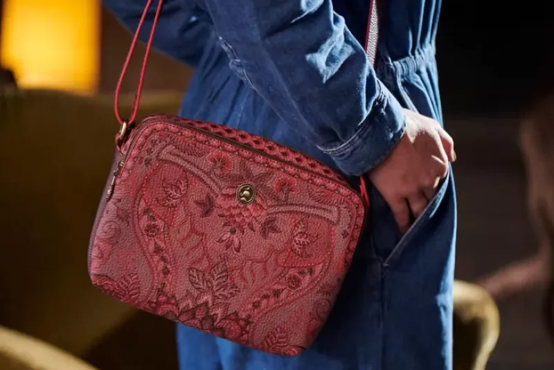 Pip Studio Ümhangetaschen|Schultertasche Medium Kyoto Festival Dunkel