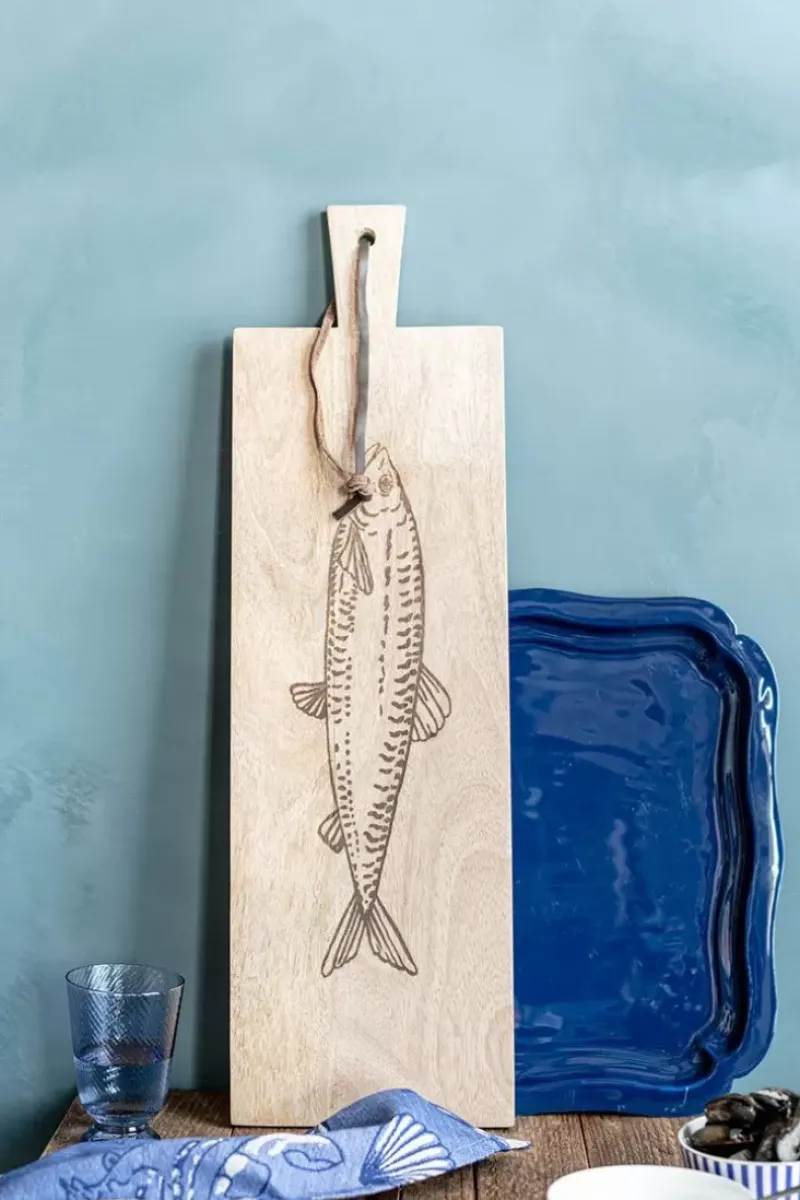 Pip Studio Schale Und Tabletts|Servierbrett Rechteckig Holz Hering