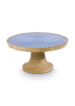 Pip Studio Tortenteller|Servierschale Weis/Blau 22 Cm