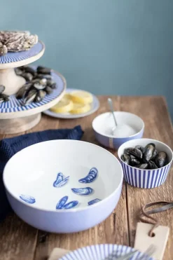 Pip Studio Tortenteller|Servierschale Weis/Blau 22 Cm