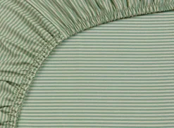 Pip Studio Laken|Spannbettlaken Duo Stripe Khaki
