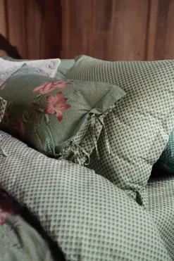 Pip Studio Laken|Spannbettlaken Suki Oliv