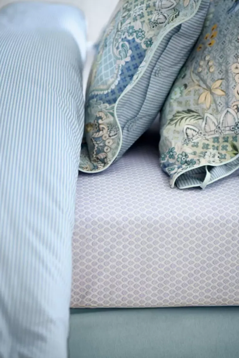 Pip Studio Laken|Spannbettlaken Thousand Leaves Blau