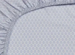 Pip Studio Laken|Spannbettlaken Thousand Leaves Blau