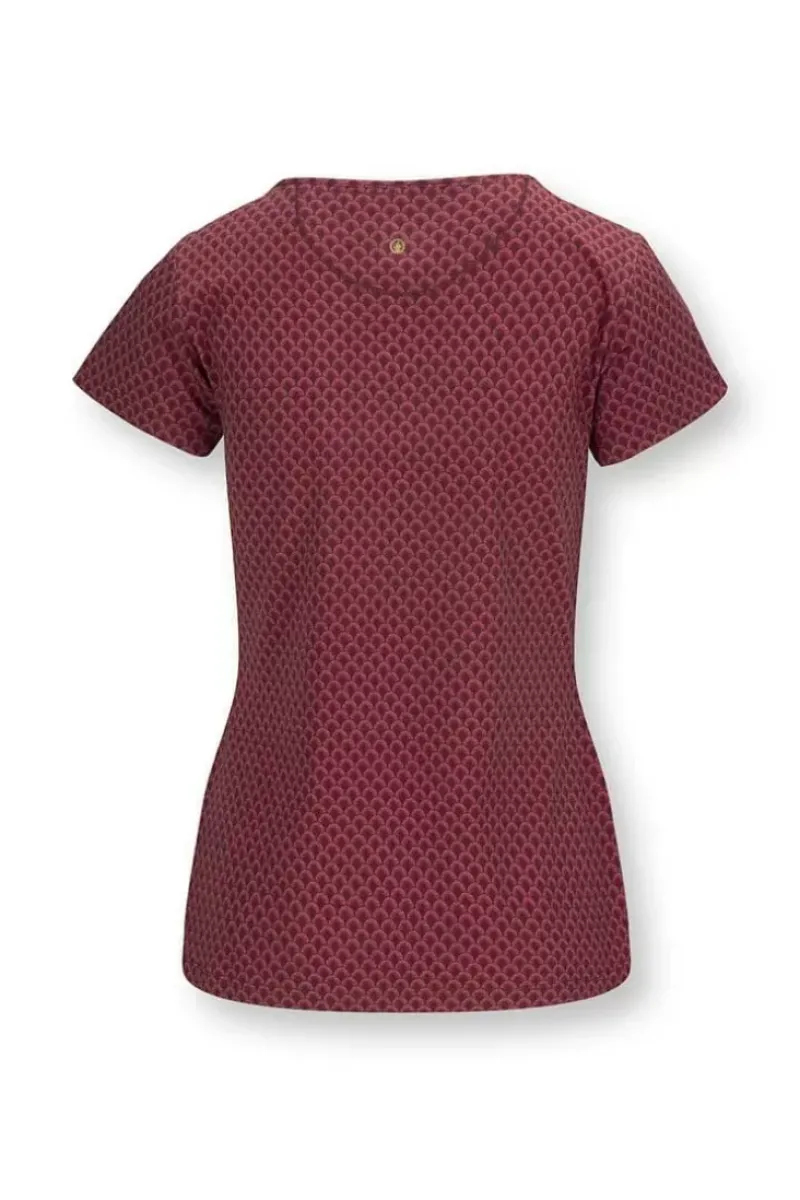 Pip Studio Sportshirts|Sport Top Kurze Armel Suki Dunkel
