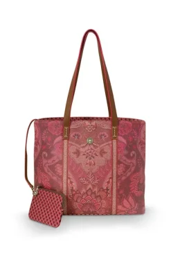 Pip Studio Shopper|Tasche Medium Kyoto Festival Dunkel