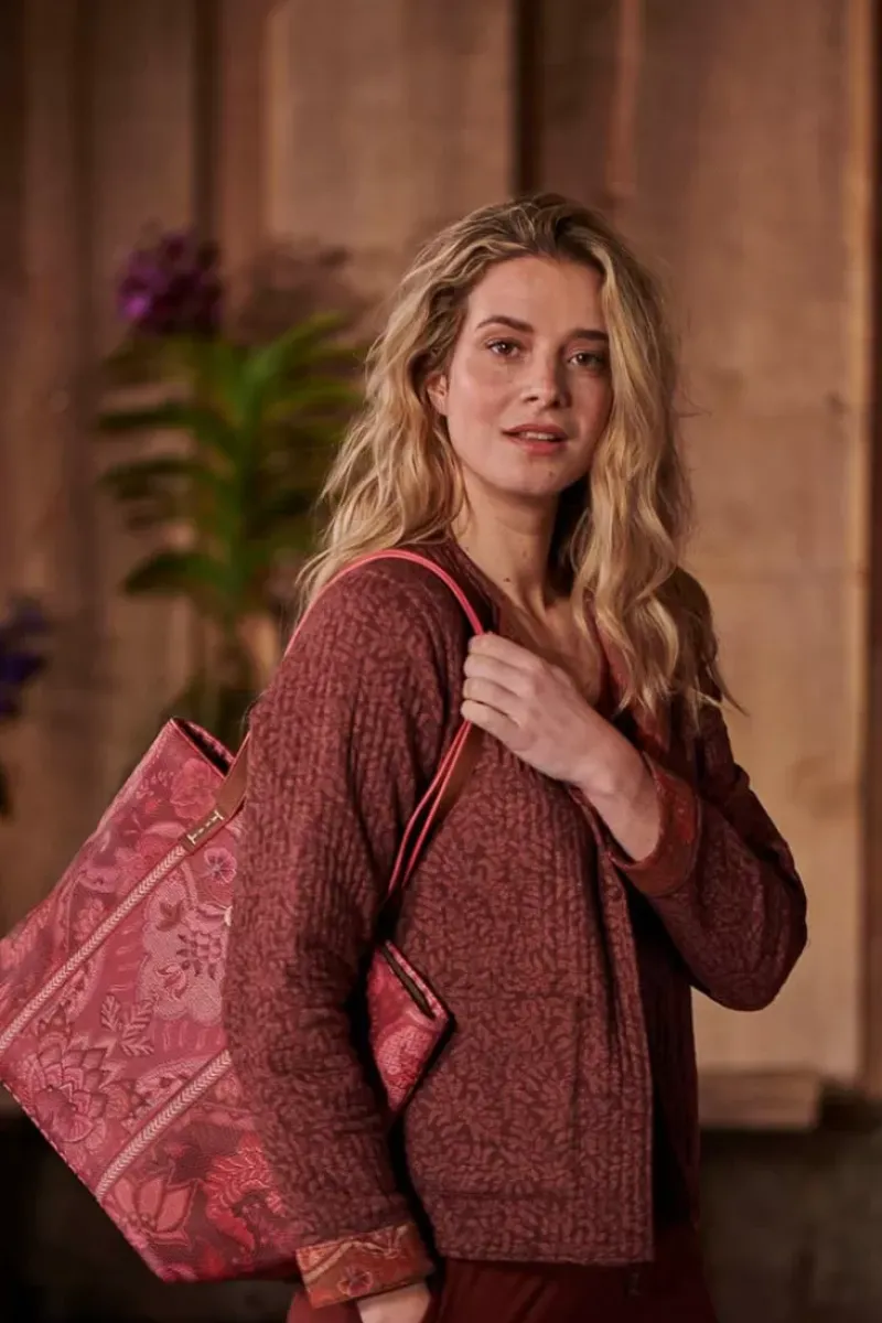 Pip Studio Shopper|Tasche Medium Kyoto Festival Dunkel