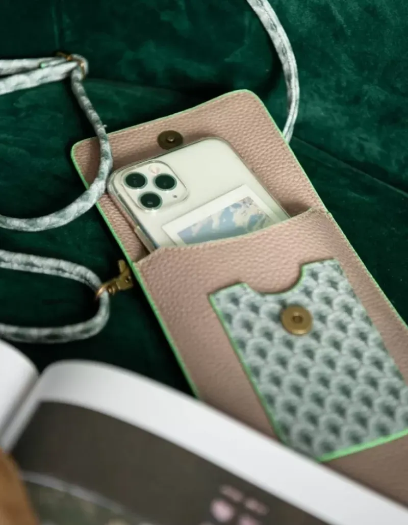 Pip Studio Ümhangetaschen|Telefontasche Kyoto Festival /Khaki