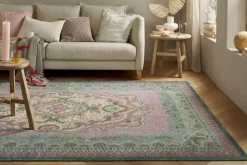 Pip Studio Rechteckige Teppiche|Teppich Majorelle By Pip Lila/Grun