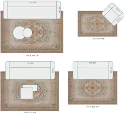 Pip Studio Rechteckige Teppiche|Teppich Majorelle By Pip Pastell