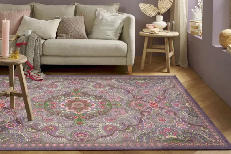 Pip Studio Rechteckige Teppiche|Teppich Moon Delight By Pip Lila