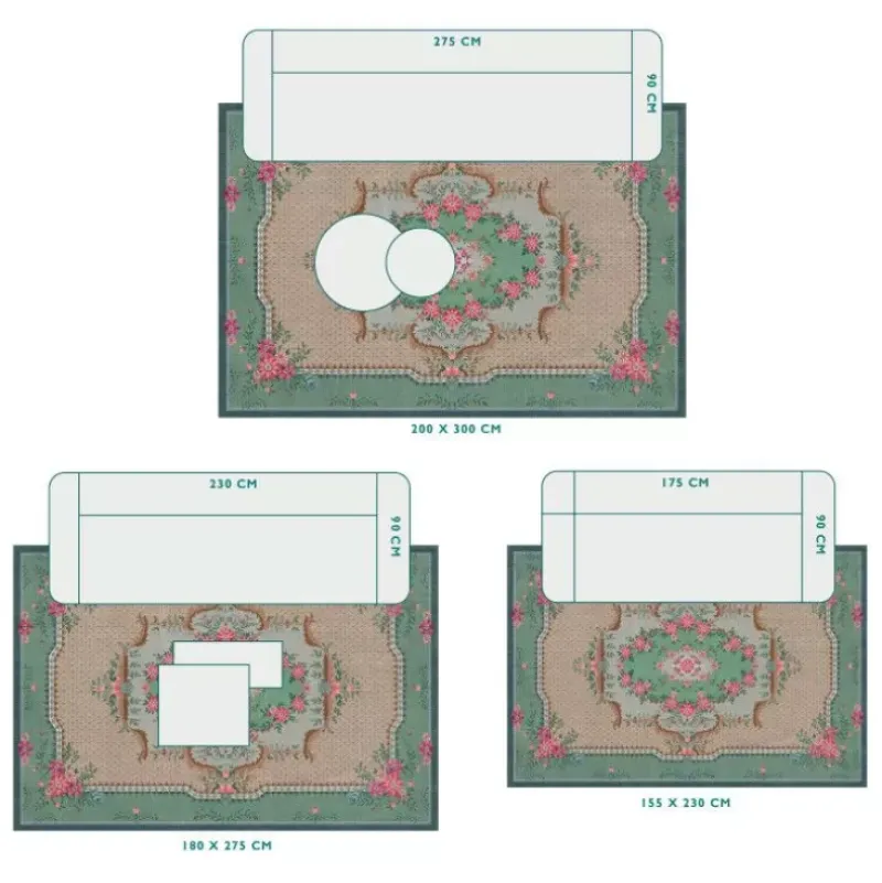 Pip Studio Rechteckige Teppiche|Teppich Pip Chique