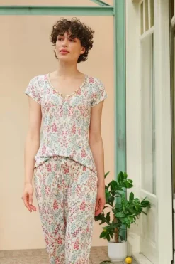 Pip Studio T-Shirts|Top Kurze Armel Primavera Weis