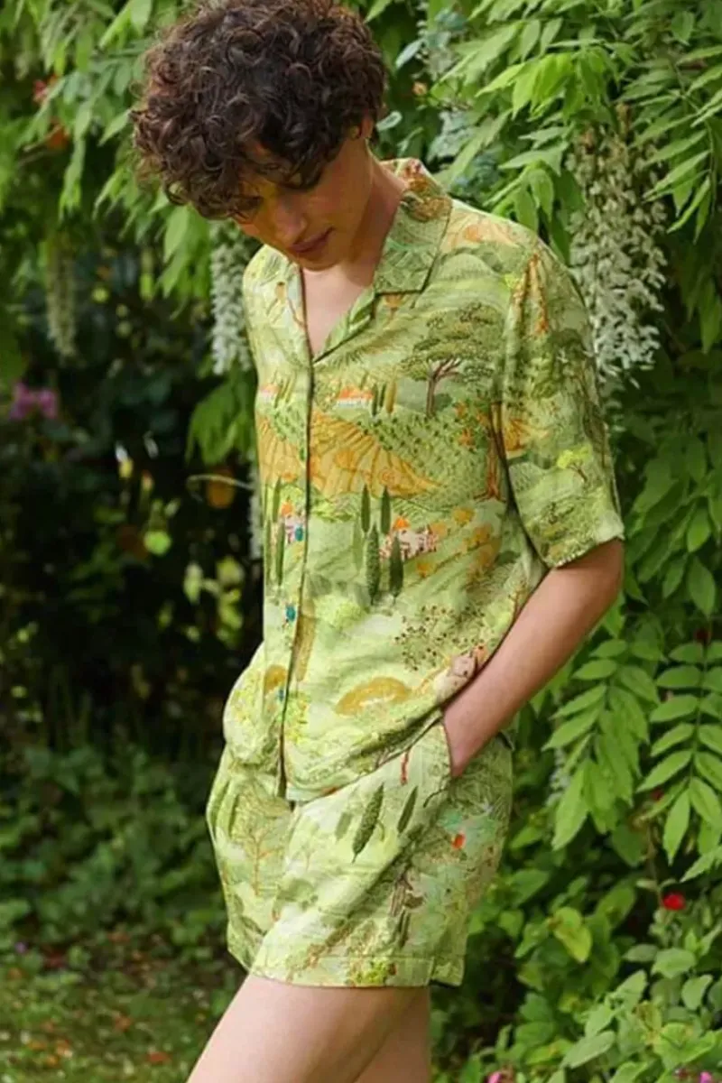 Pip Studio T-Shirts|Top Kurze Armel Toscana Grun