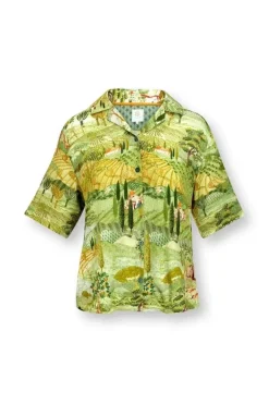 Pip Studio T-Shirts|Top Kurze Armel Toscana Grun