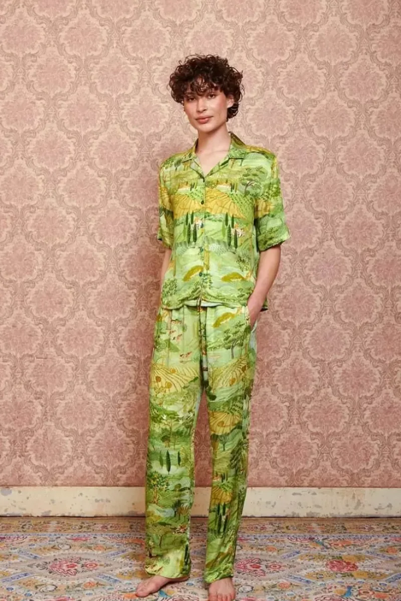 Pip Studio T-Shirts|Top Kurze Armel Toscana Grun