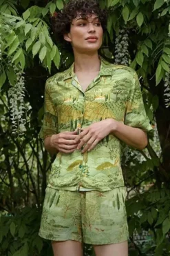 Pip Studio T-Shirts|Top Kurze Armel Toscana Grun