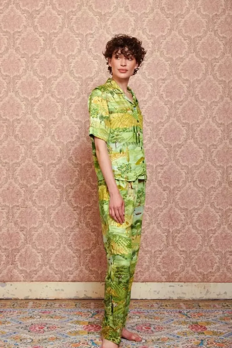 Pip Studio T-Shirts|Top Kurze Armel Toscana Grun