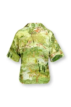 Pip Studio T-Shirts|Top Kurze Armel Toscana Grun