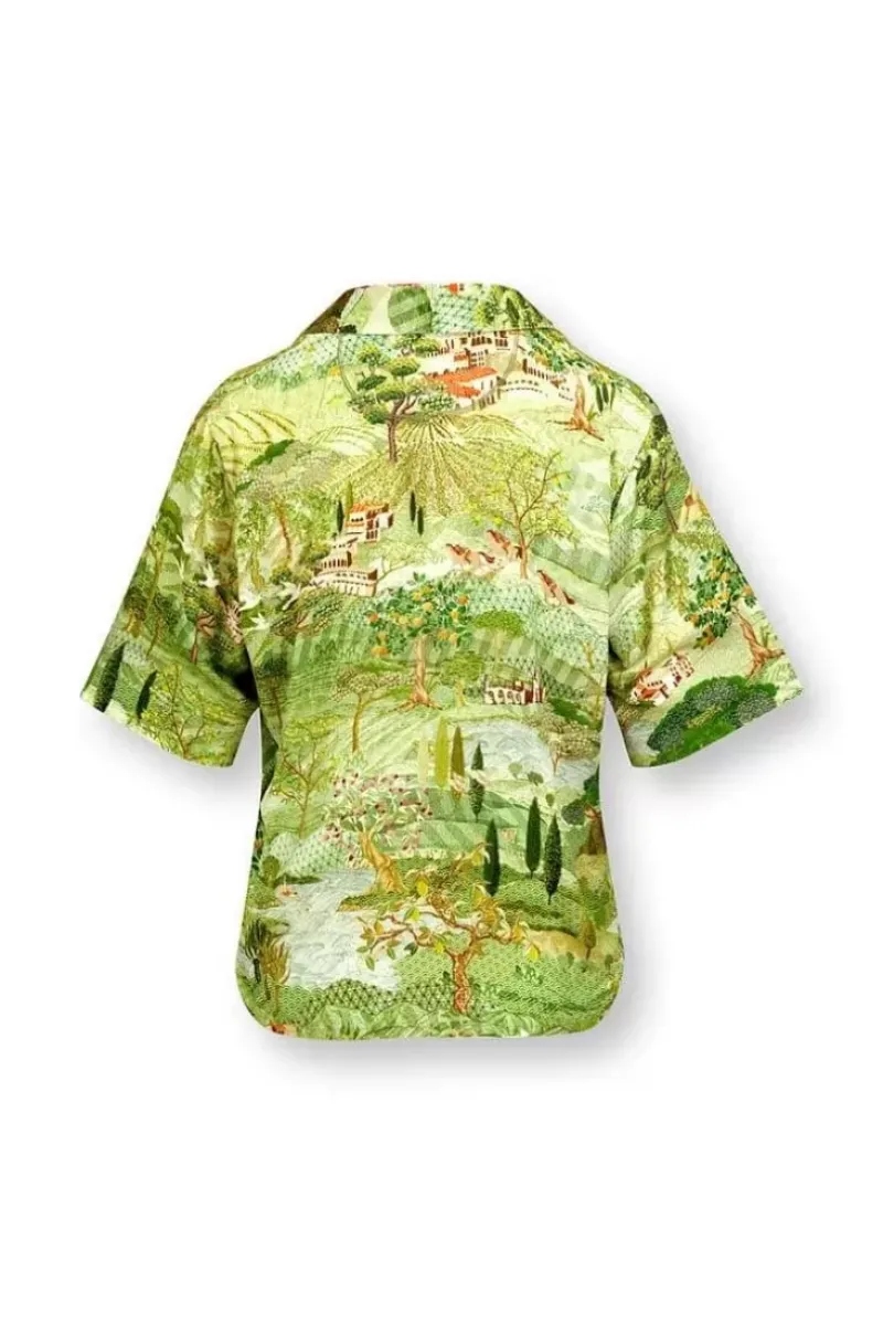 Pip Studio T-Shirts|Top Kurze Armel Toscana Grun