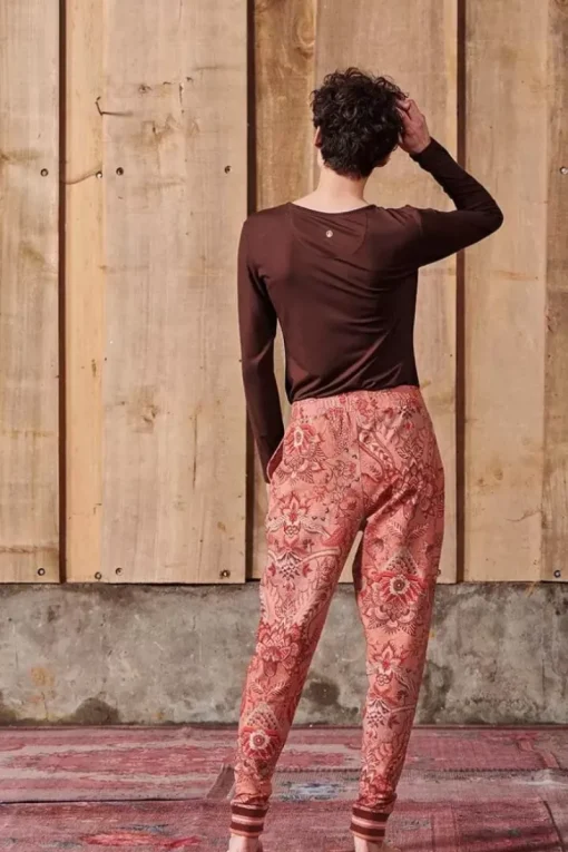 Pip Studio Tops Mit Langen Armeln|Top Lange Armel Solid Terra Rot