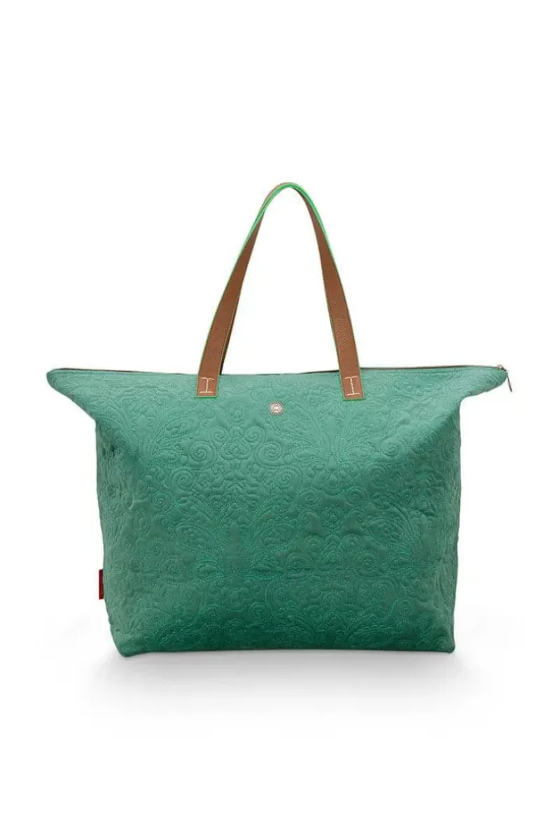 Pip Studio Wochenendtaschen|Tragetasche Samt Quiltey Days