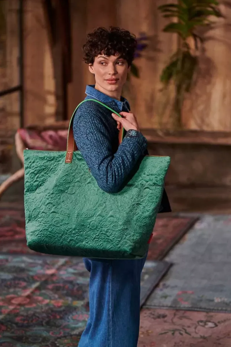 Pip Studio Wochenendtaschen|Tragetasche Samt Quiltey Days