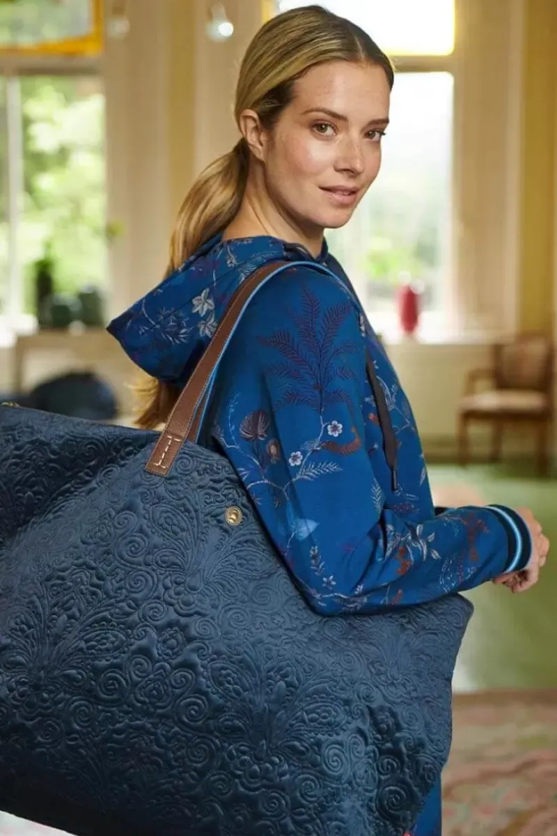 Pip Studio Wochenendtaschen|Tragetasche Samt Quiltey Days