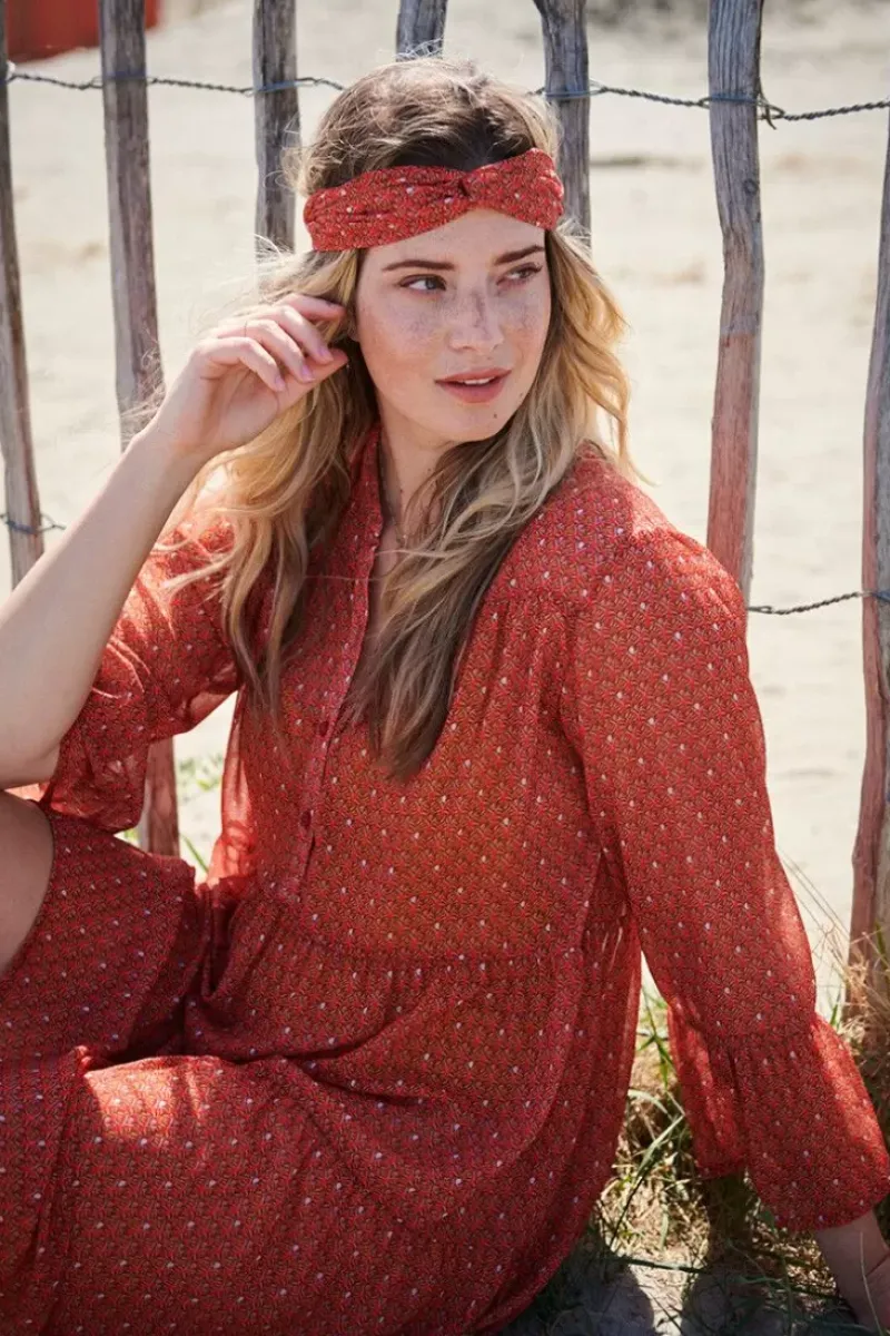 Pip Studio Kleider|Tunic Ajour Rosa