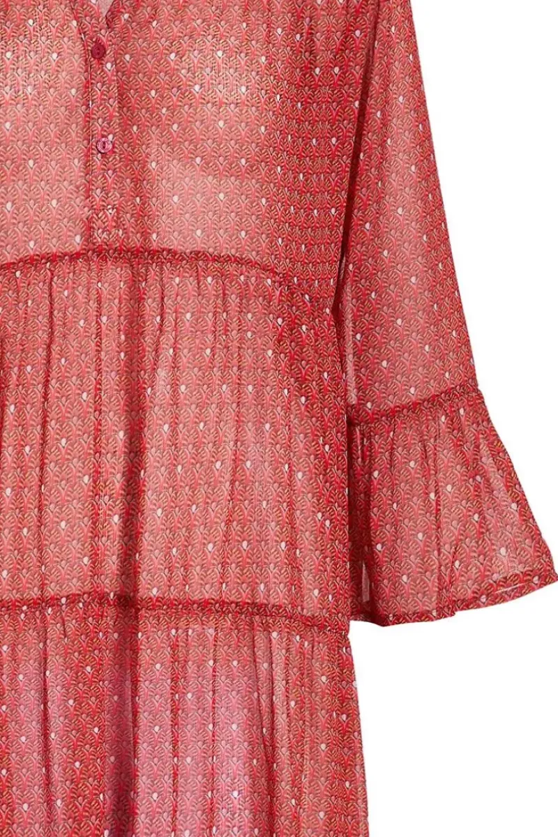 Pip Studio Kleider|Tunic Ajour Rosa