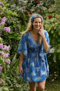 Pip Studio Kleider|Tunic Flora Firenze Kobalt