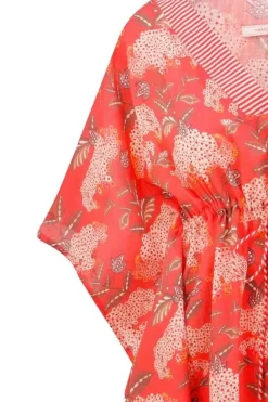 Pip Studio Kleider|Tunic Flora Firenze Koralle