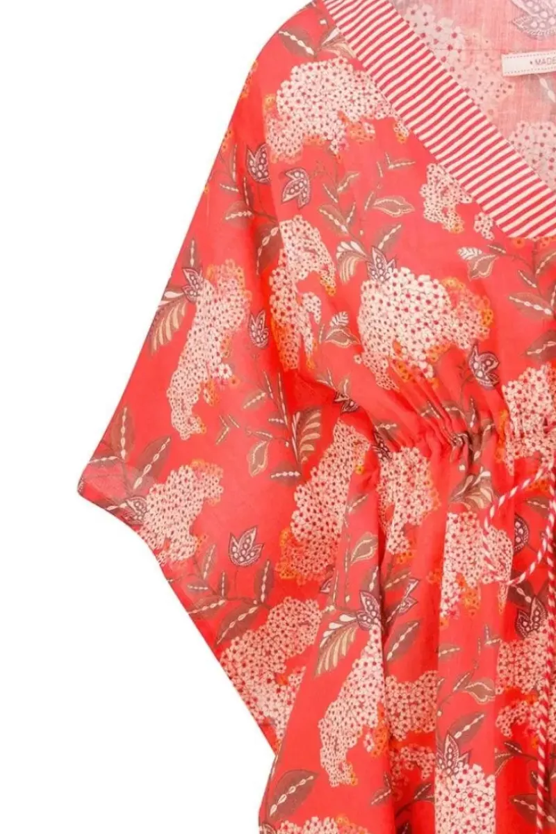 Pip Studio Kleider|Tunic Flora Firenze Koralle