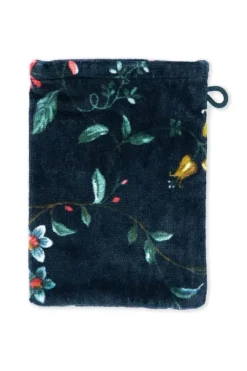 Pip Studio Waschlappen|Waschlappen Set/3 Les Fleurs Dunkel 16X22 Cm