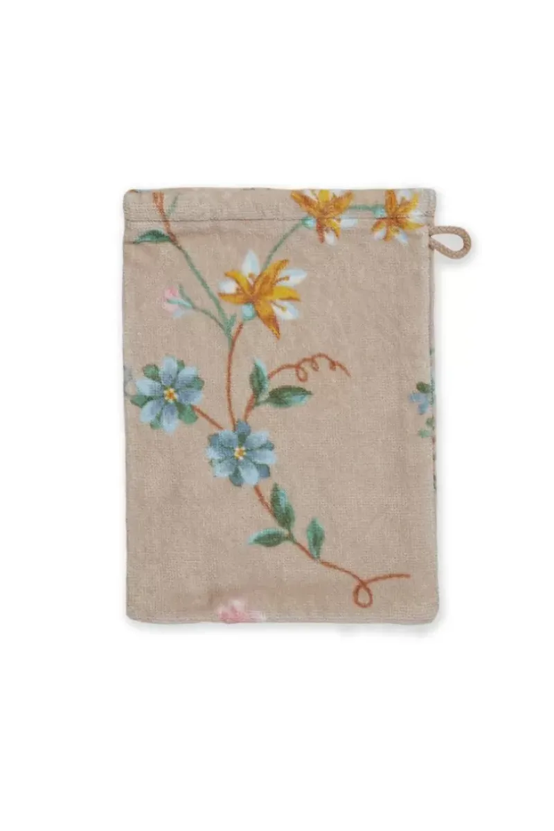 Pip Studio Waschlappen|Waschlappen Set/3 Les Fleurs 16X22 Cm
