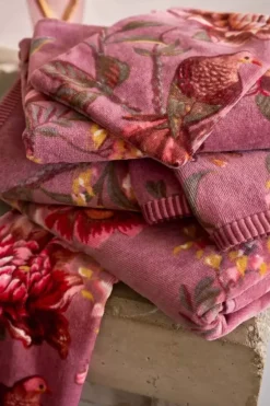 Pip Studio Waschlappen|Waschlappen Set/3 Secret Garden Mauve 16X22Cm