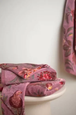 Pip Studio Waschlappen|Waschlappen Set/3 Secret Garden Mauve 16X22Cm
