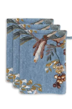 Pip Studio Waschlappen|Waschlappen Set/3 Secret Garden 16X22Cm