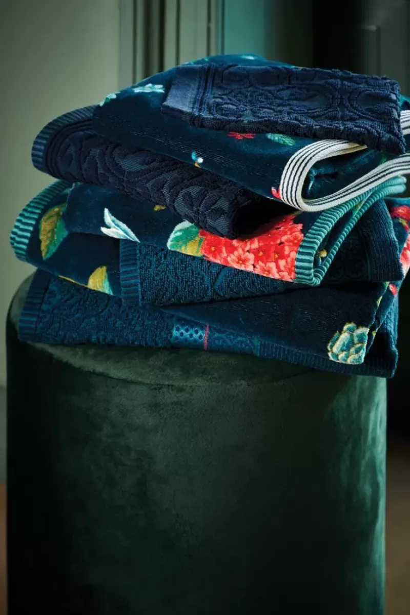 Pip Studio Waschlappen|Waschlappen Set/3 Tile De Pip Dunkel 16X22 Cm