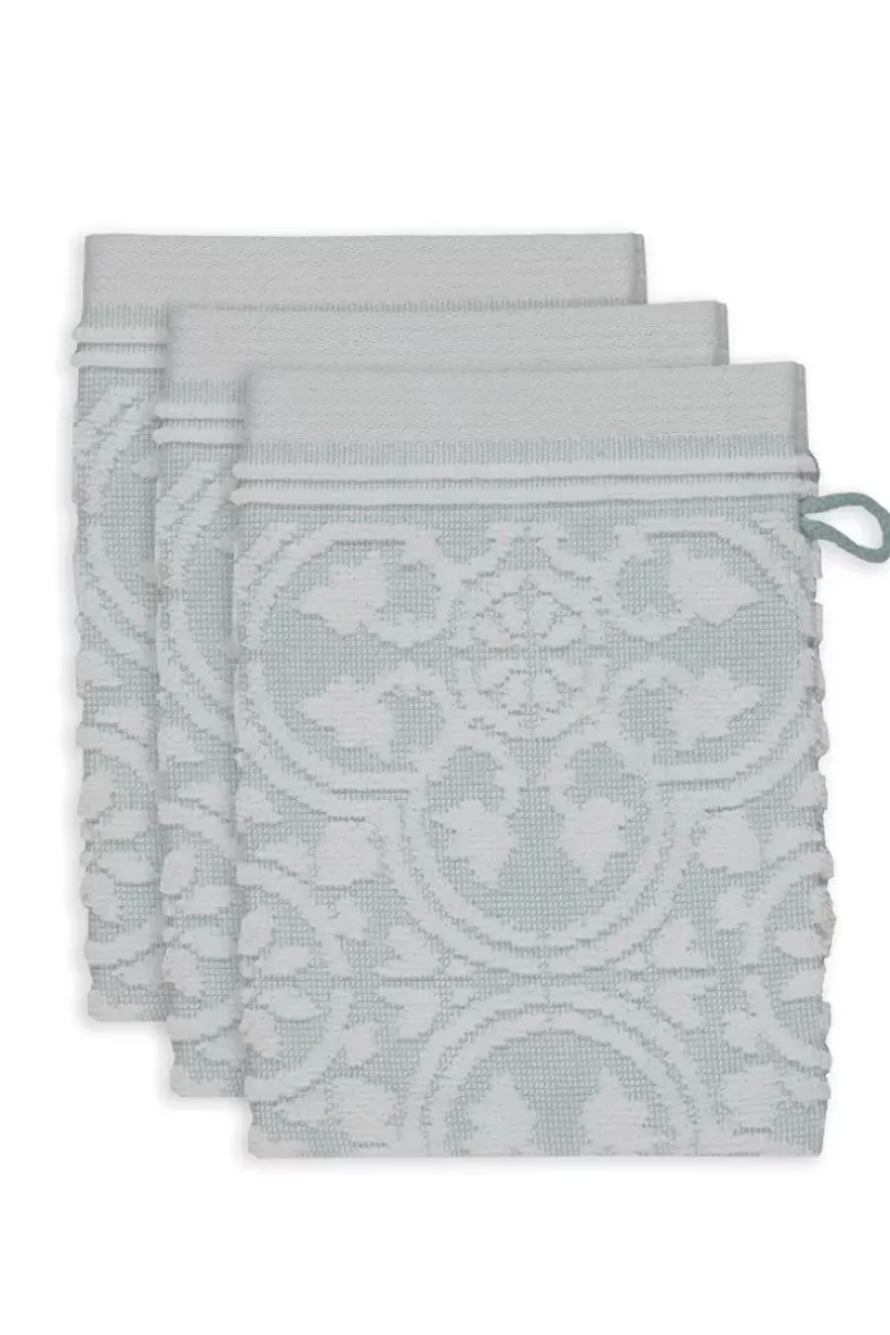 Pip Studio Waschlappen|Waschlappen Set/3 Tile De Pip Hell 16X22 Cm