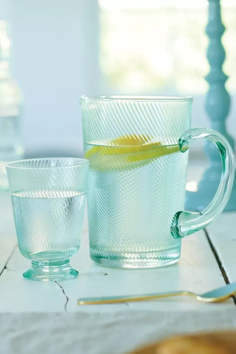 Pip Studio Wasserglas|Wasserglas Twisted Blau