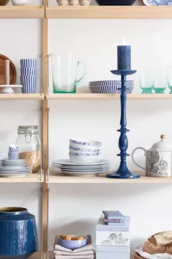 Pip Studio Wasserglas|Wasserglas Twisted Blau