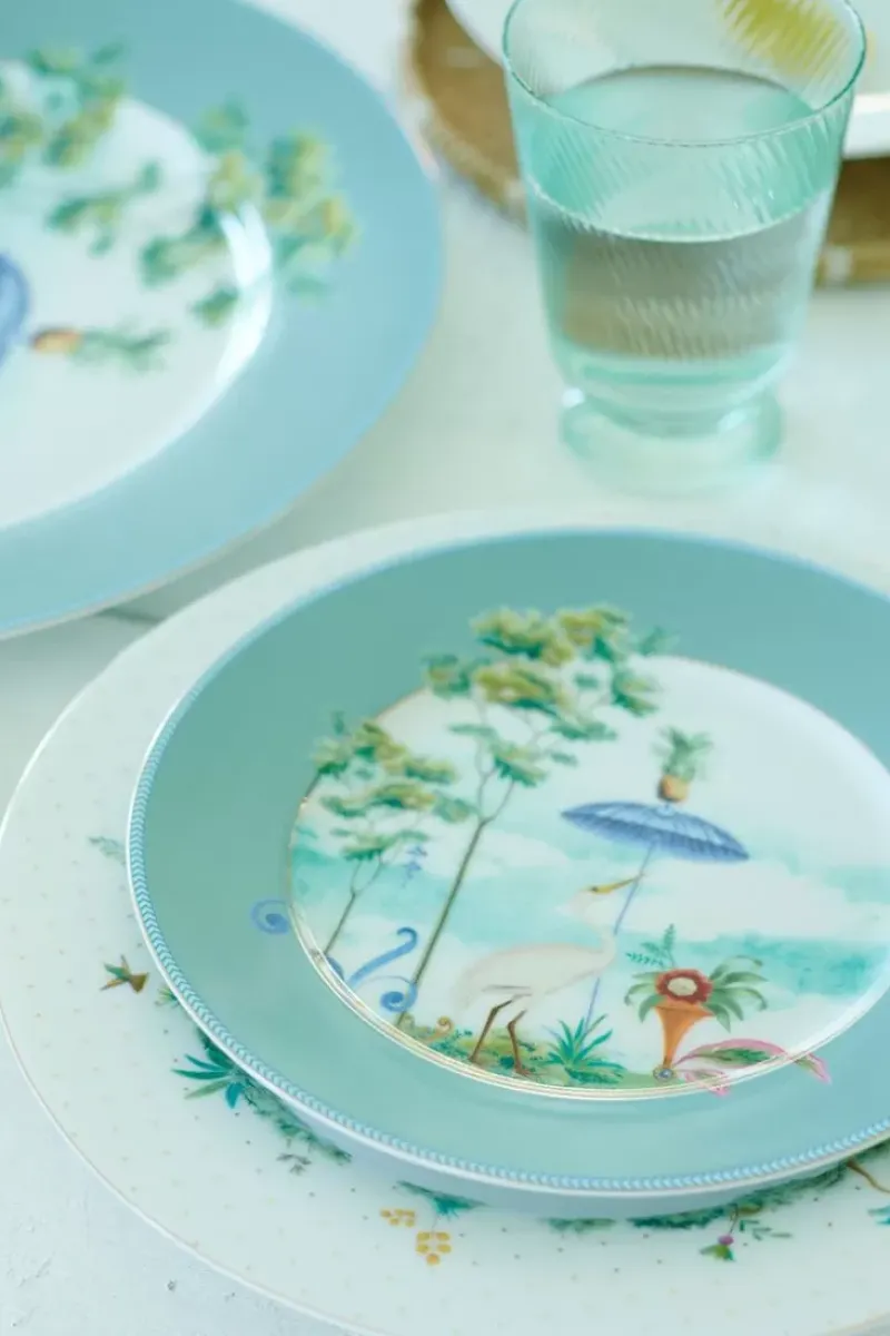 Pip Studio Wasserglas|Wasserglas Twisted Blau