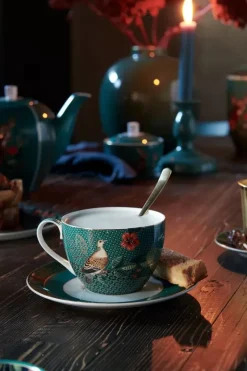 Pip Studio Tasse & Untertasse|Winter Wonderland Cappuccino Tasse & Untertasse Grun