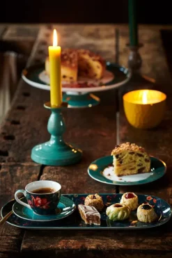 Pip Studio Espresso Tasse|Winter Wonderland Espresso Tasse & Untertasse Dunkelblauw